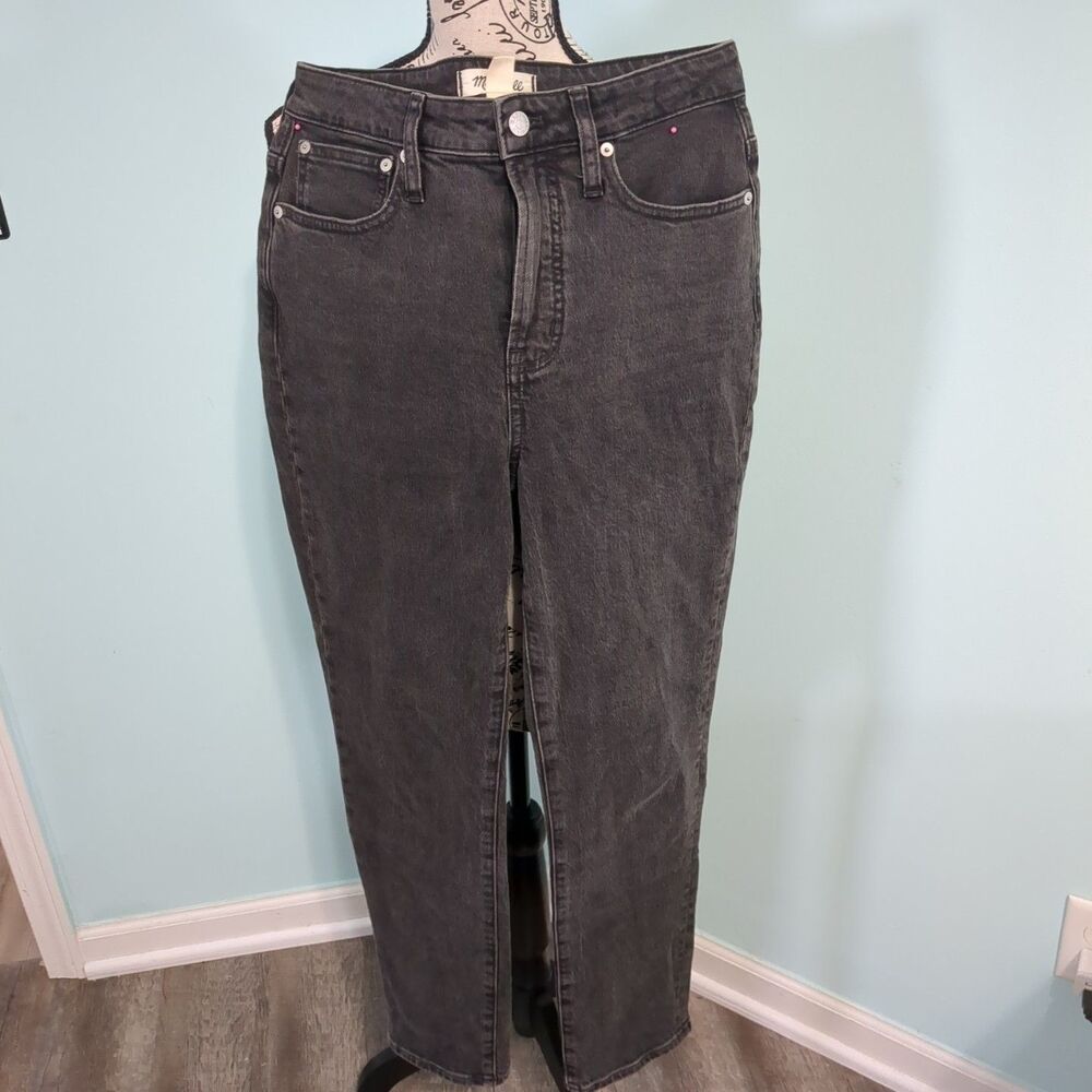 Madewell Women’s Black Curvy perfect Vintage High rise Jean 26